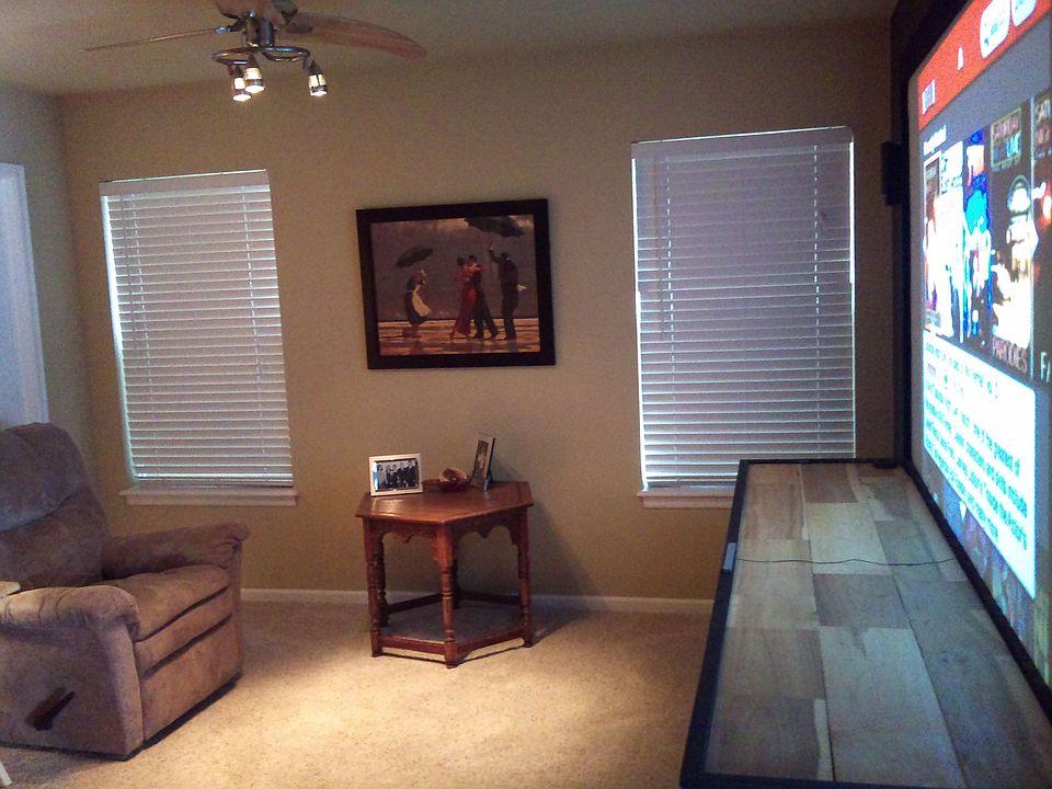 Theater room.