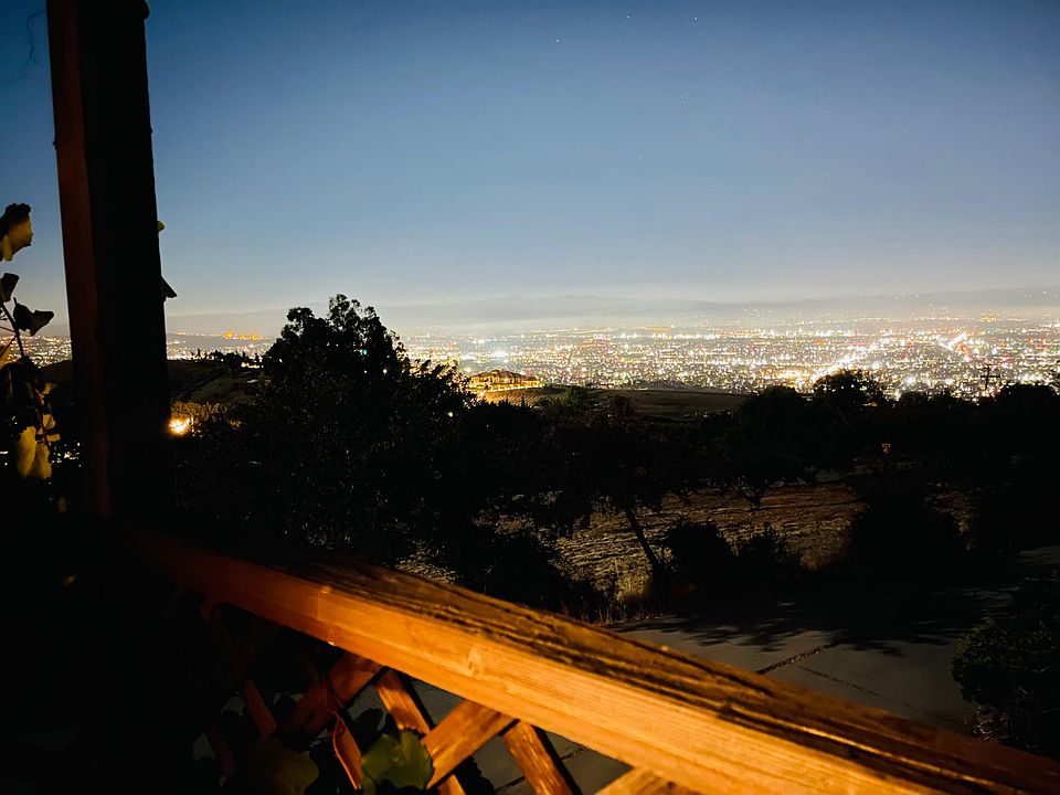 Night view from deck.