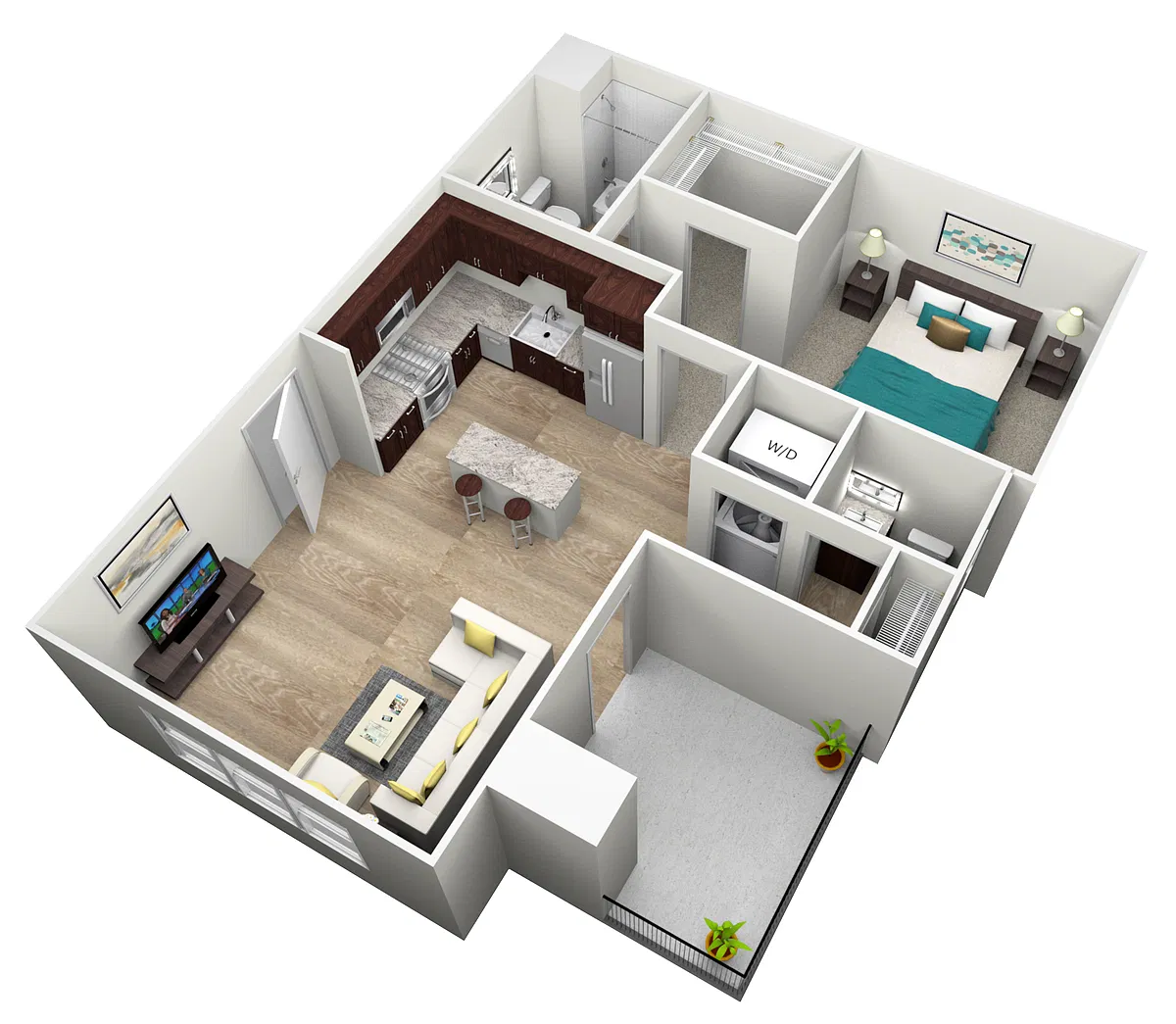 Floor plan 1X15-883