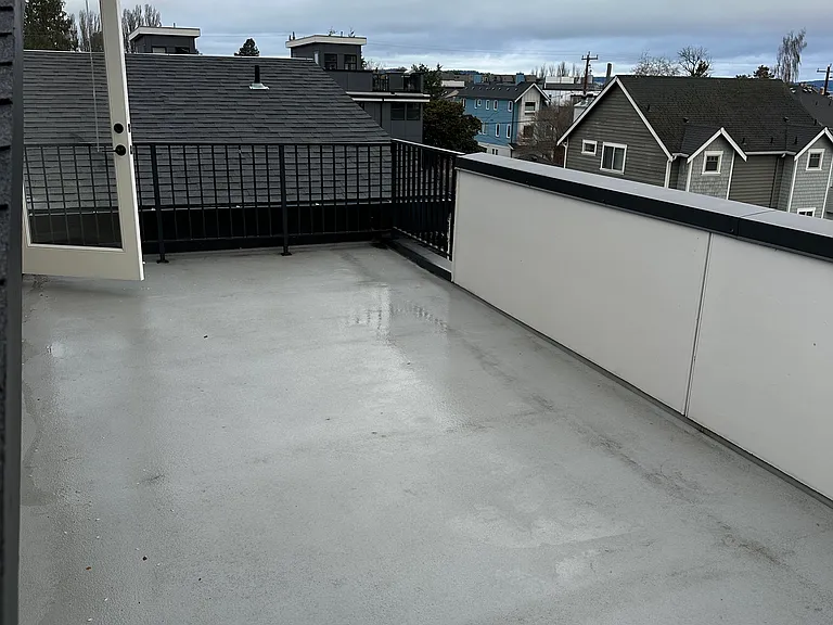 Roof deck.