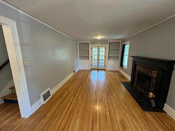 Living Room with Brand New Gas Fireplace
