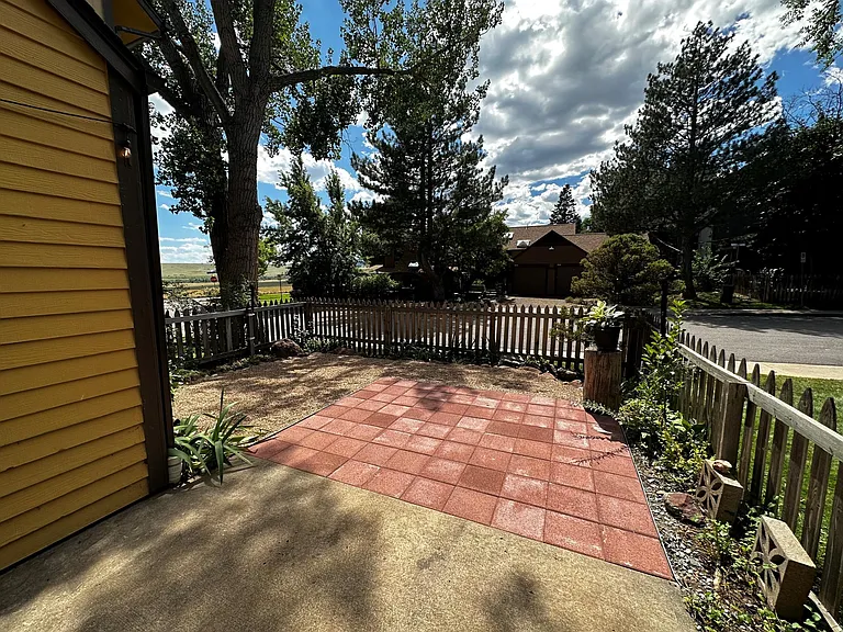 Patio and west view