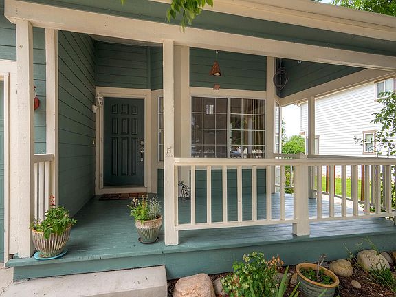 Spacious front porch