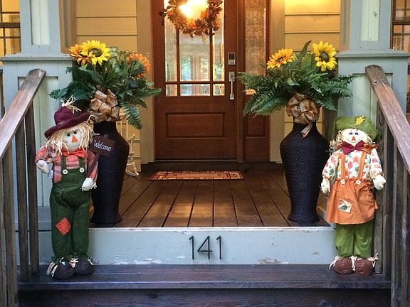 Huge covered front porch