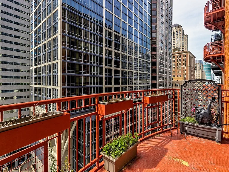 Balcony, southwest-facing view
