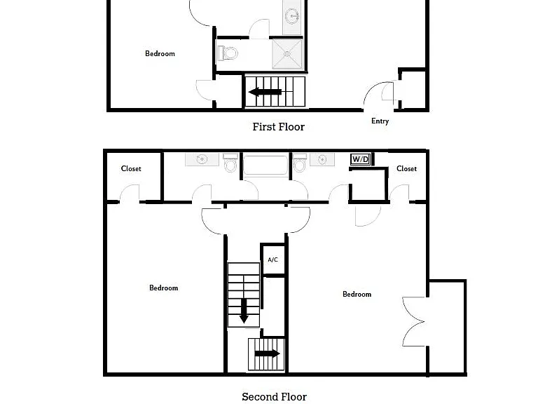 Birch Floor Plan - 3 bedrooms & 2 bathrooms