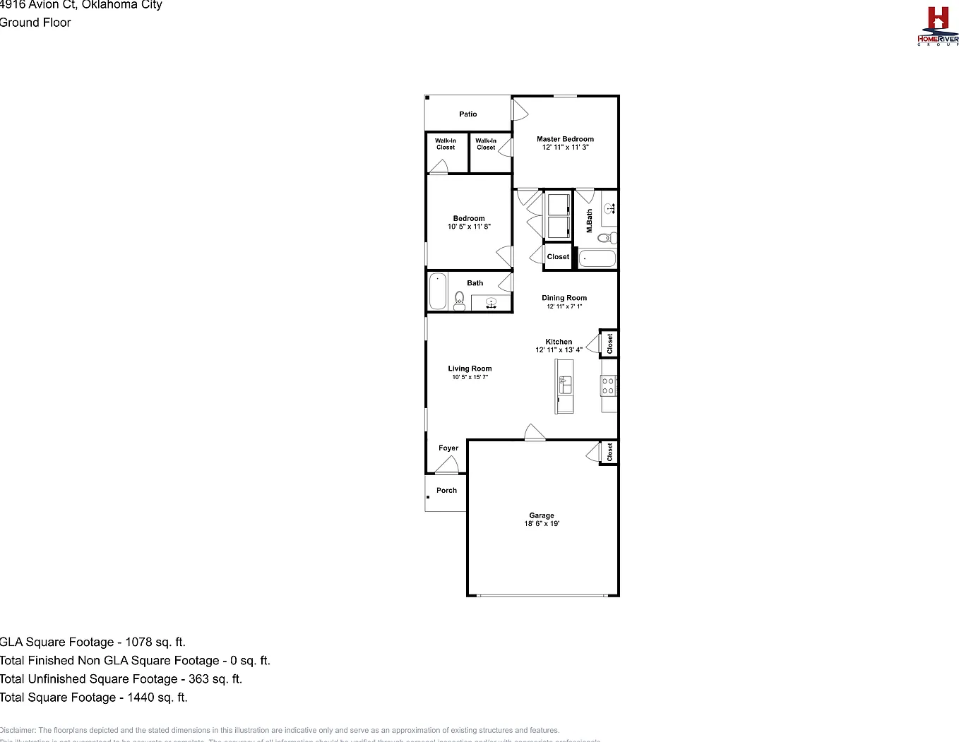 Beautiful 2 Bedroom, 2 Bathroom Duplex with 2 Car Garage close to Tinker Air Force Base — Photo 3