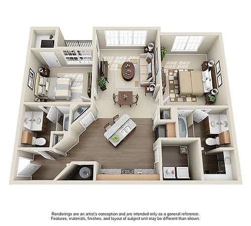 Floor plan B1