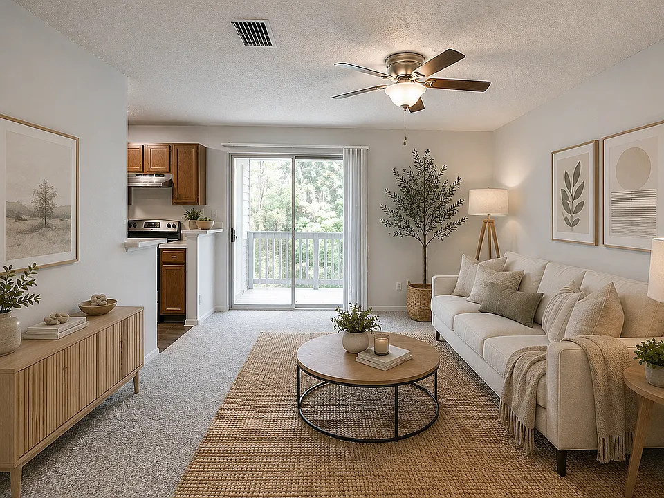 1 Bed Living Room