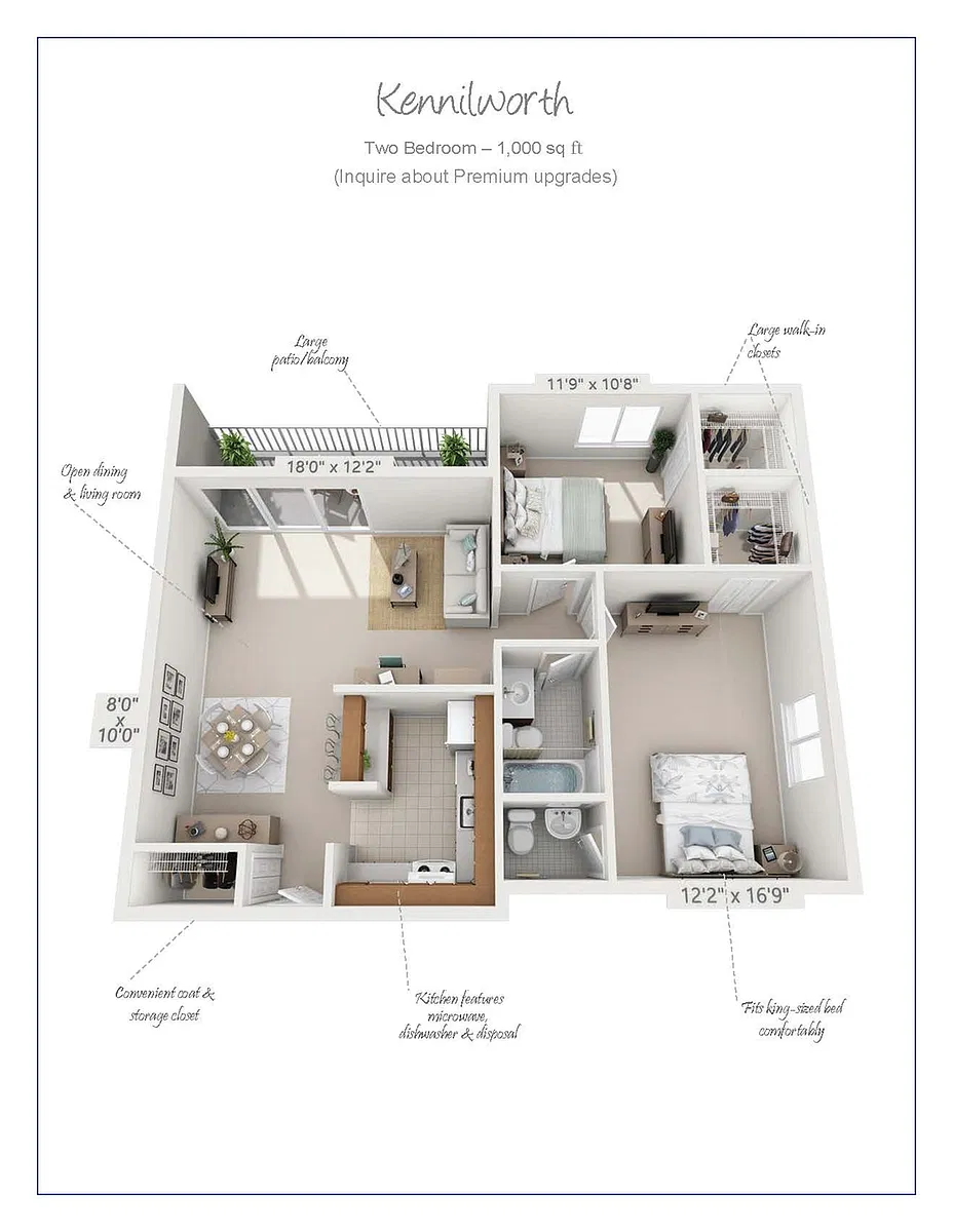 Floor plan Kennilworth
