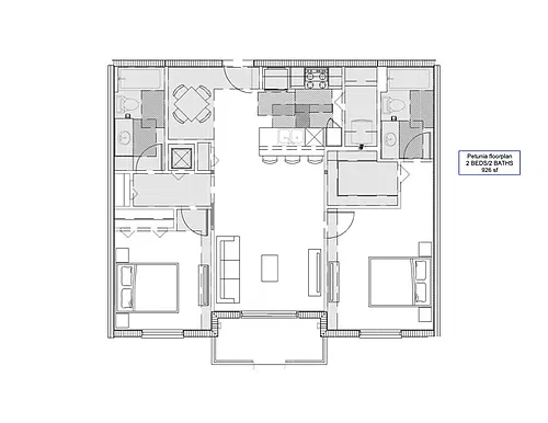 Floor plan Petunia