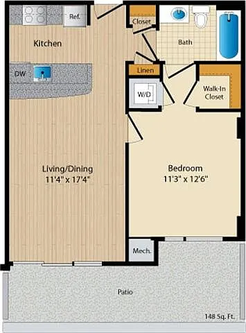 Floor plan Style B26