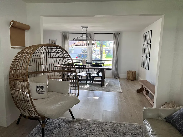 Open office to dinning room