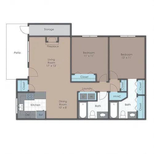 Floor plan Toussaint
