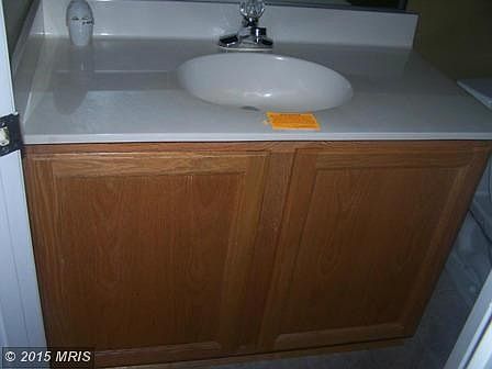Hall bath vanity