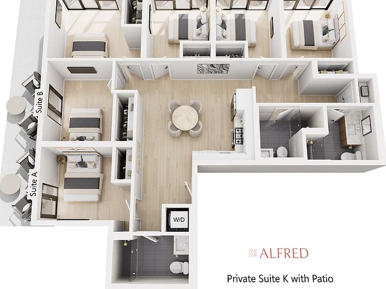 Private Suite K with Patio Private Suite K with Patio