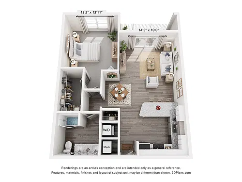 Floor plan The Shore | A3