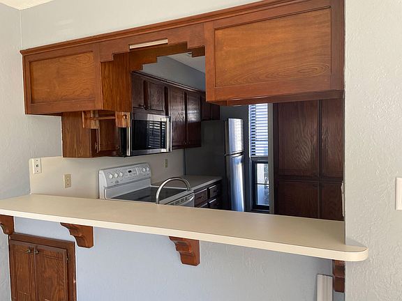 Kitchen view from side counter