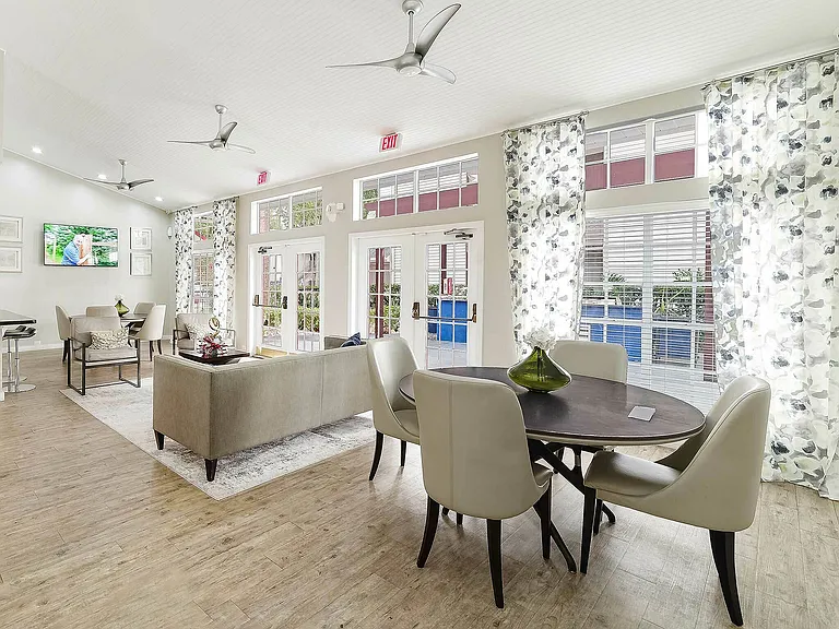 Experience luxury living in this sophisticated communal space, perfect for relaxation and entertainment.
