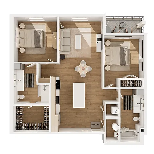 Floor plan B2A