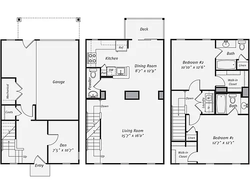 Floor plan B1TD