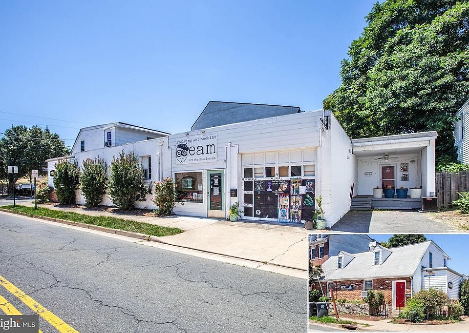 Original brick Cape Cod with commercial addition