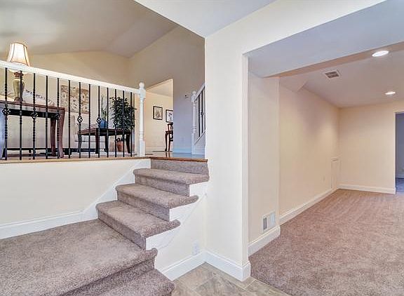 View of the multiple living spaces
