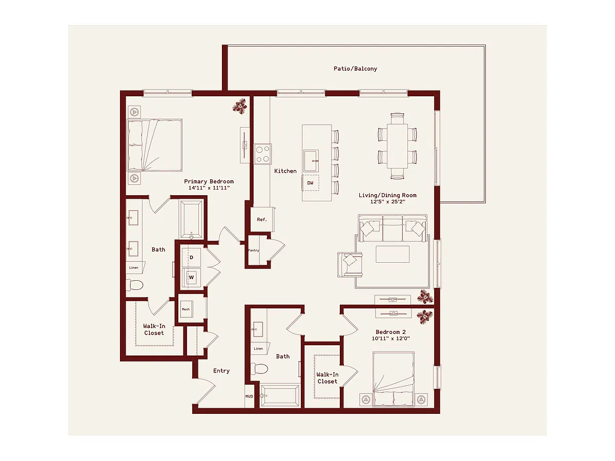 Floor plan Williams