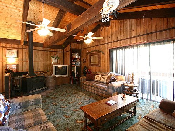 Living room w/wood stove