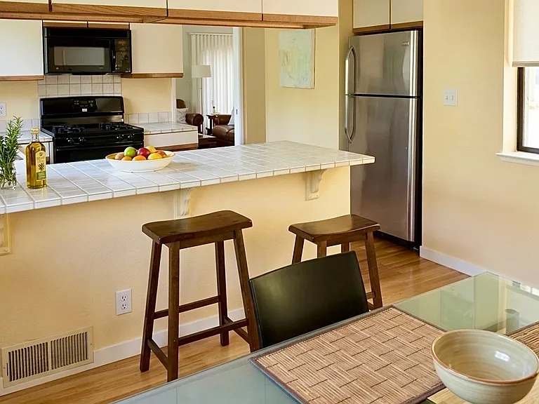 Kitchen and dining area