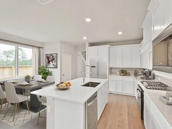 Plan 3049 kitchen - staged