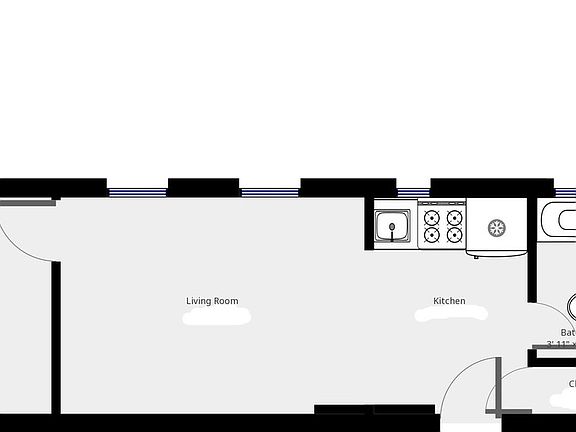 2nd image of 425 W 46th St APT 6C