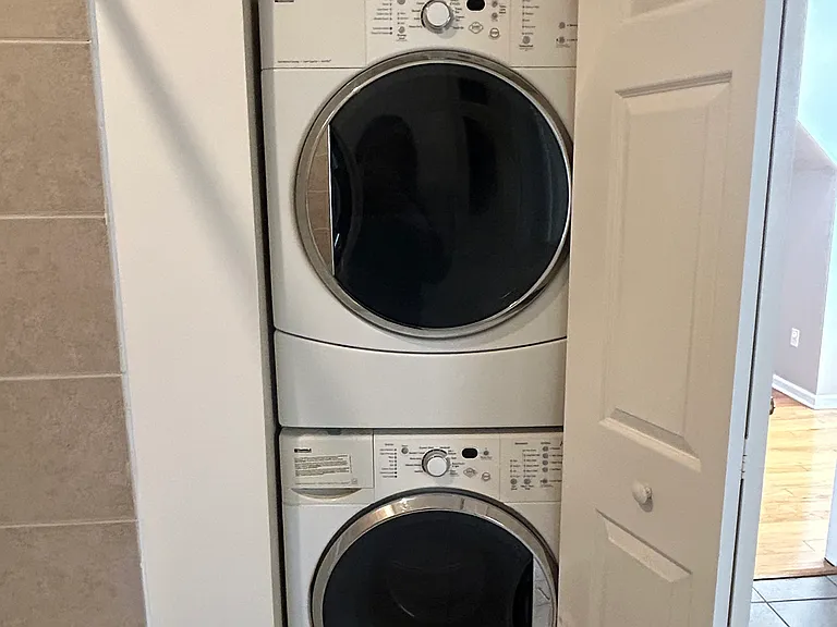 Full Size In-Unit washer & dryer 
(Inside bathroom #2)