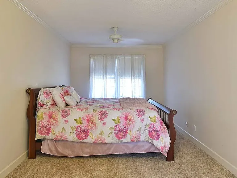 master bedroom. bedroom 1. condensed two bedroom into one big room. has walk in closet and its own bathroom.