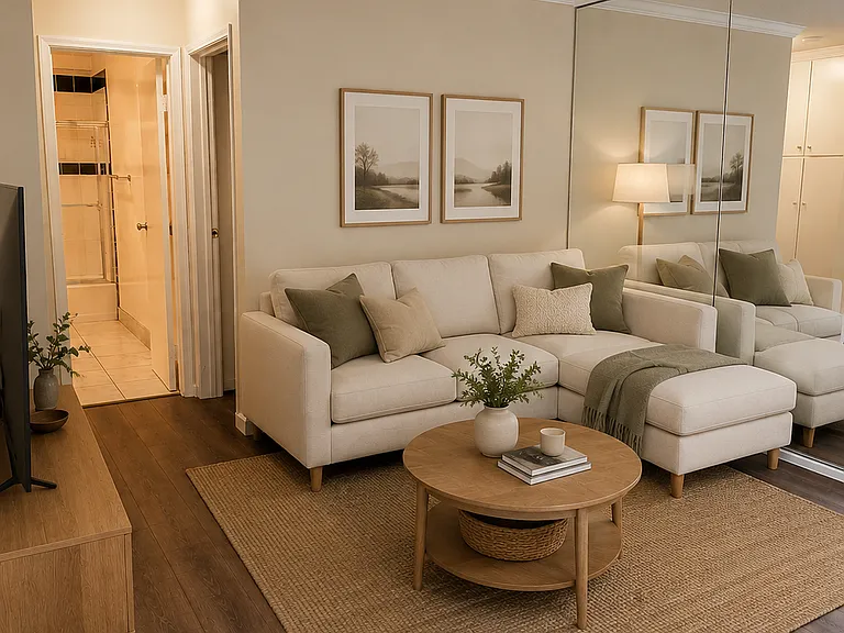 Family Room - Artificially Staged