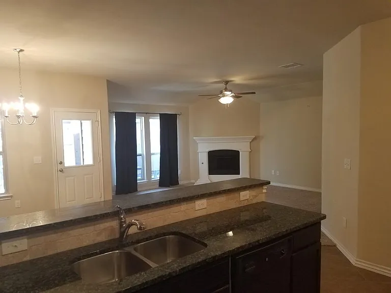 Living Area open from Kitchen