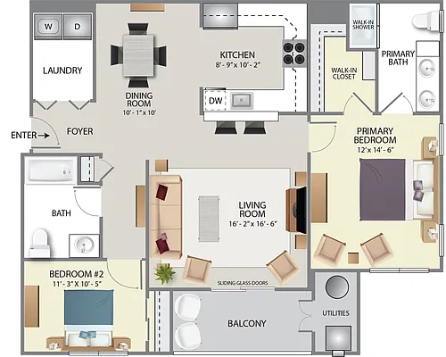 Floor plan Union II