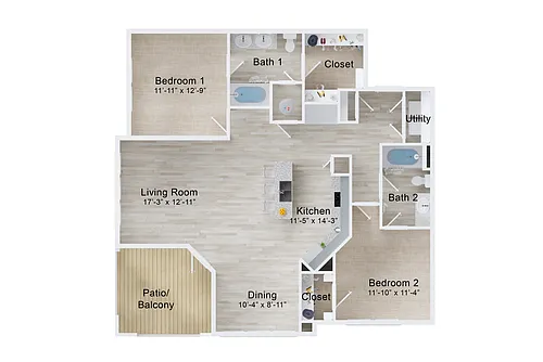 Floor plan B3A