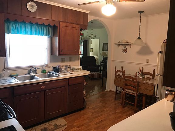 Kitchen from patio door