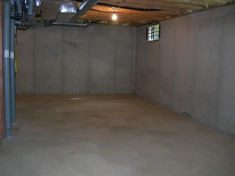 Reverse View of Unfinished Lower Level