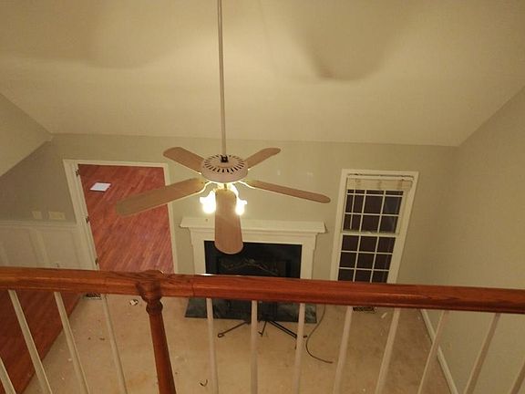 Looking down