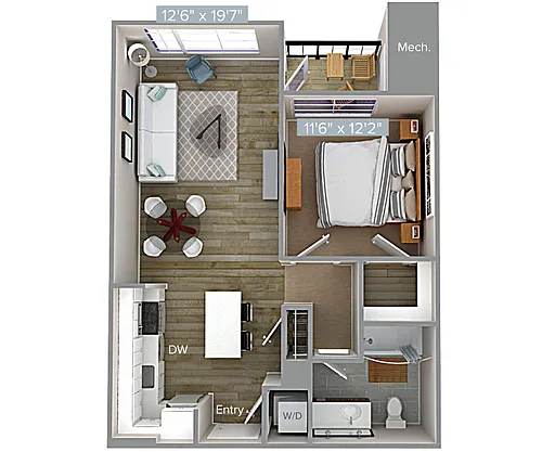 Floor plan A1-703-A