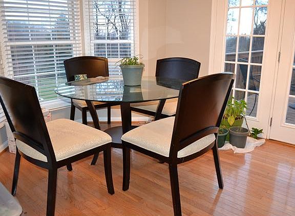 Hardwood in Dining Area