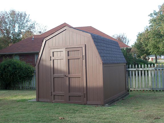 Back yard shed.