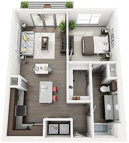 Floor plan A7 - Montreal
