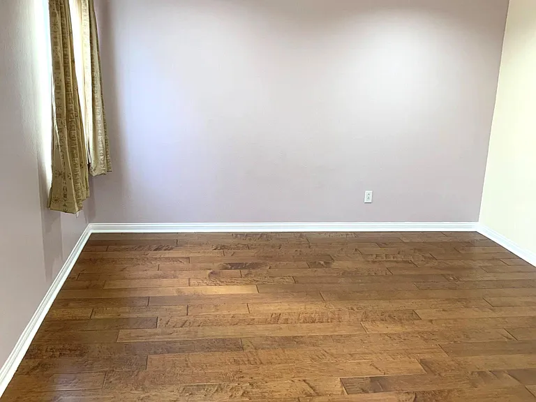 Bedroom #4 (2nd floor). Wall is now painted in neutral tone
