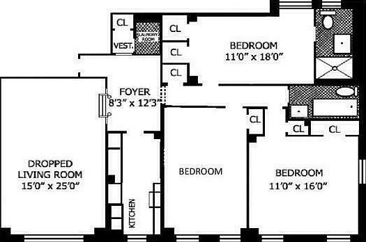 2nd image of 5 W 86th St #16BB