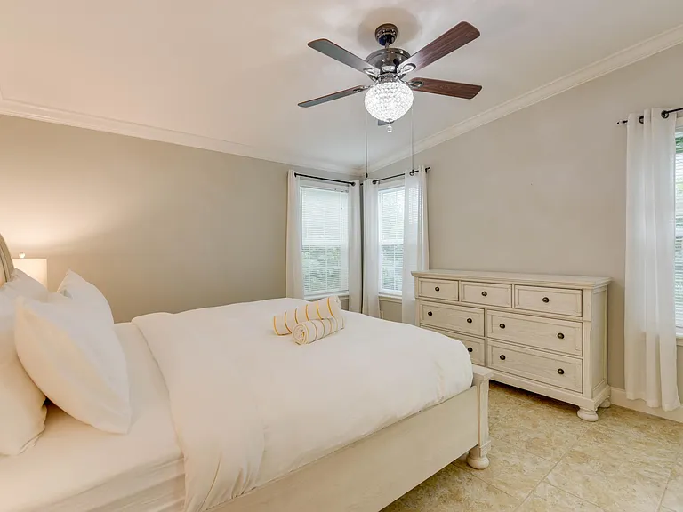 Bedroom 1 - master bedroom with king bed