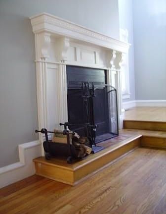 2 charming oversized fireplaces