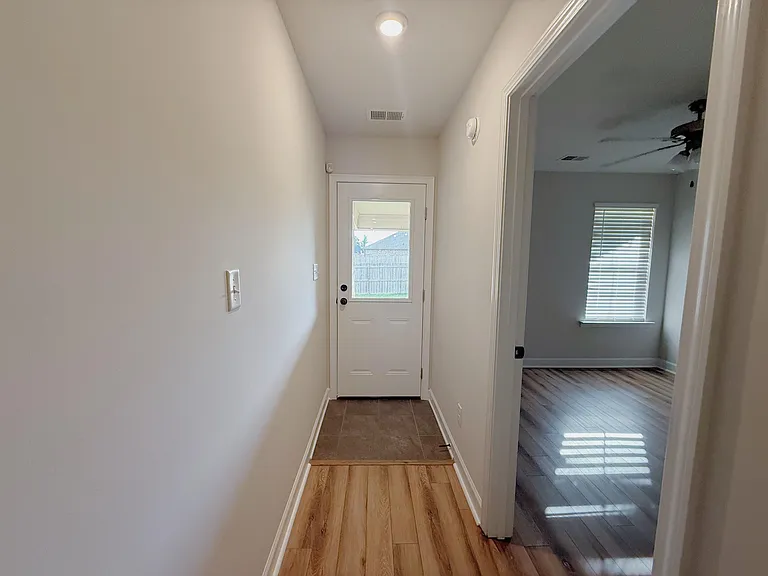 Hallway to Patio and Bedroom #3
